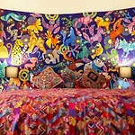 The Tower Of Alebrijes In San Angel Inn